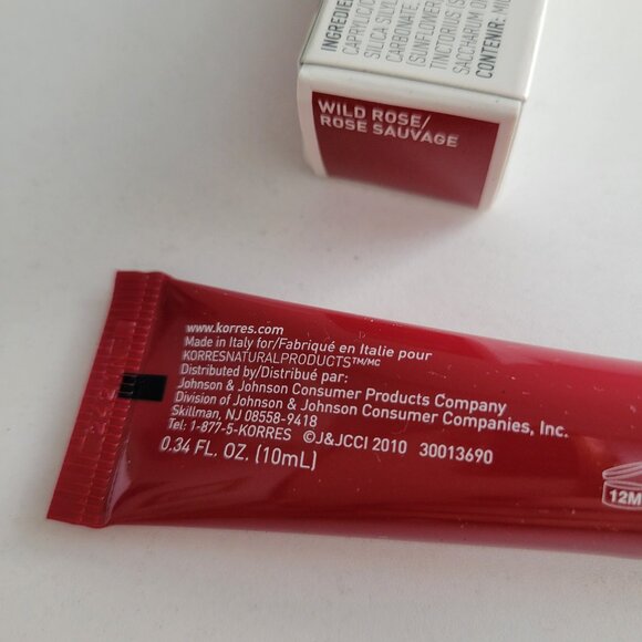Korres WILD ROSE Lip Butter Glaze .34oz/10ml NEW with Box Rare & HTF - Picture 4 of 5